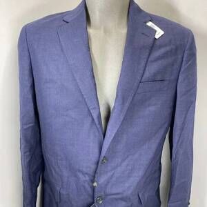 NEW BROOKS BROTHERS men's suit jacket wool sport coat in blue